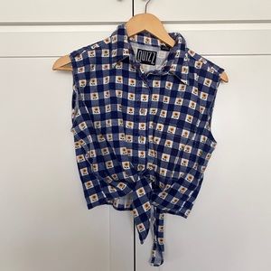 Vintage Quizz sunflower blouse